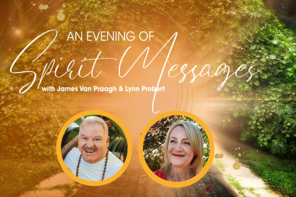 Banner with James Van Praagh and Lynn Probert
