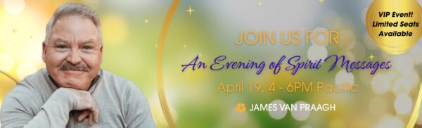 Evening of Spirit Messages Event Banner-April2024